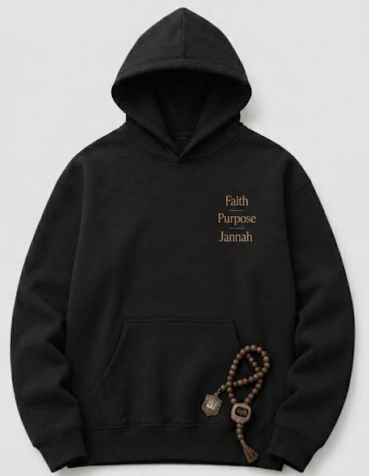 Faith • Purpose • Jannah - Hoodie ( Gender Neutral)